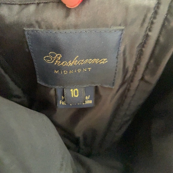 Shoshanna-Dawn Strapless Dress w/Pockets, Silver Multi Metallic, Size 10 - Picture 7 of 9